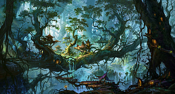 | Background ID:676334. Fantasy Forest HD wallpaper