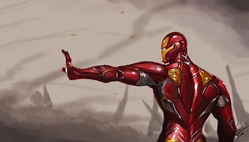 Iron Man Mark 50 Suit Avengers Infinity War, iron-man, avengers-infinity-war, artist, artwork, artstation, digital-art, superheroes HD wallpaper