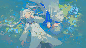 Frieren & Himmel, Anime, Frieren: Beyond Journey's End, Frieren (Frieren: Beyond Journey's End), Himmel (Frieren: Beyond Journey's End) HD wallpaper