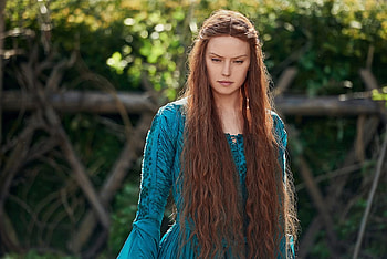 Ophelia 2018, ophelia, movie, blue, daisy ridley, girl, redhead, dress HD wallpaper