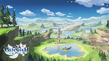 Genshin Impact, Breath-taking scenery, Exciting quests, Diverse cast of characters HD wallpaper