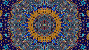 Colorful Fractal Mosaic Pattern Abstraction Abstract HD wallpaper