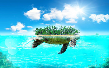 --turtle-island-beautiful-large--- HD wallpaper