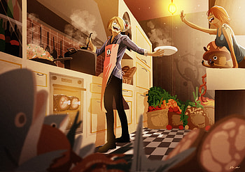 Nami (One Piece), Tony Tony Chopper, Sanji (One Piece), Anime, One Piece HD wallpaper
