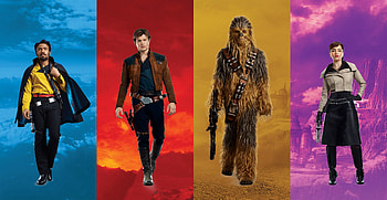 Solo A Star Wars Story Characters Poster, solo-a-star-wars-story, 2018-movies, movies, emilia-clarke, alden-ehrenreich, donald-glover, poster HD wallpaper