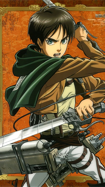 Eren Yeager, Cartoon HD phone wallpaper
