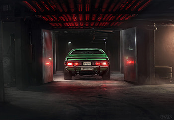 Tuning, Cars, Car, Back View, Rear View, Garage HD wallpaper