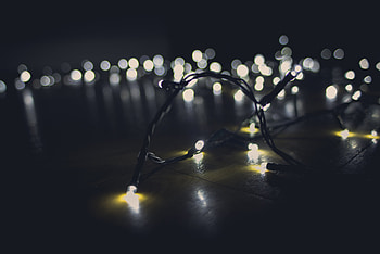 Glare, Shine, Light, Miscellanea, Miscellaneous, Garland HD wallpaper