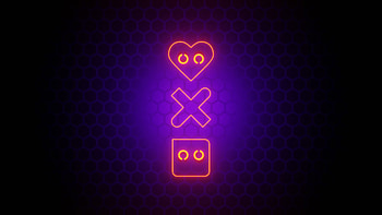 Purple Love, Death & Robots HD wallpaper