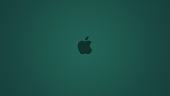 Cyan Apple Background YouTube Channel Cover HD wallpaper