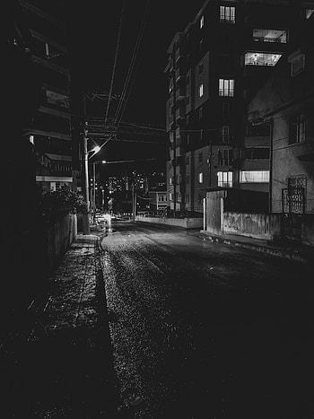 Black Street HD phone wallpaper