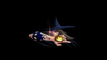 Witch, minimal, Halloween, art HD wallpaper