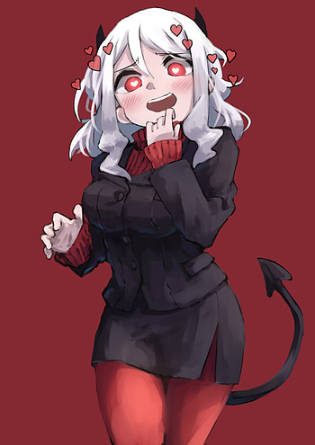 Modeus Helltaker, beautiful, cute HD phone wallpaper