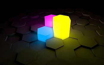 Shine, Light, 3D, Surface, Neon, Figurines, Figures HD wallpaper
