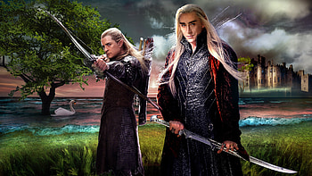 Legolas, Dexterity in combat, Skilled marksman, Elven prince HD wallpaper
