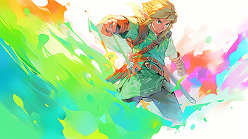 Dynamic Fantasy Archer, Link, The Legend of Zelda, video game, fantasy, character art HD wallpaper