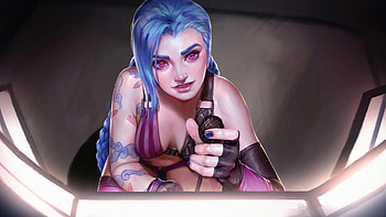 Jinx Lol Art , jinx-league-of-legends, league-of-legends, games, deviantart HD wallpaper