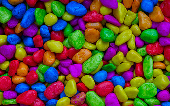 multicolored stones texture, multicolored gravel texture, background with multicolored stones, gravel, stones texture, mosaic background HD wallpaper