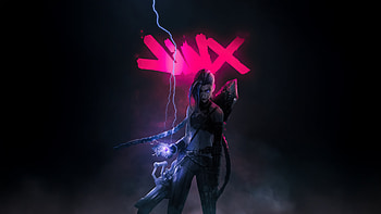 Arcane Jinx Unleashed, jinx-league-of-legends, league-of-legends, games, 2025-games, artwork, art, digital-art, video-games HD wallpaper
