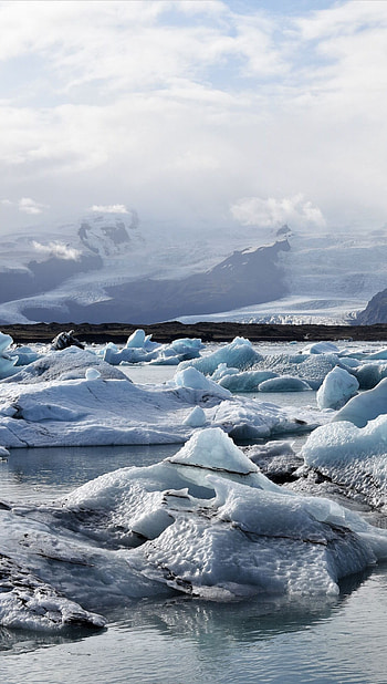 Ice floating, Arctic , Ultra HD phone wallpaper