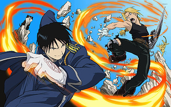 Edward Elric, Roy Mustang, Fullmetal Alchemist , Anime HD wallpaper