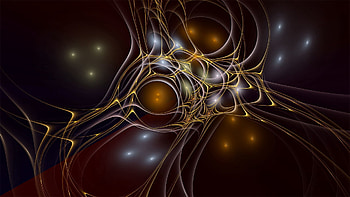 Abstract, Web, Dark, Brown HD wallpaper