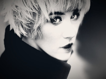 LOOK, white, model, black, woman HD wallpaper