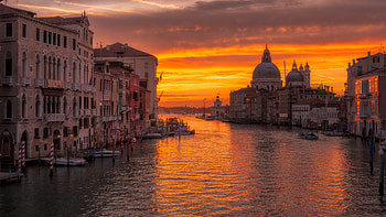 Venice, , Venetian gondolas, St. Mark's Square HD wallpaper