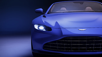 Aston Martin Vantage Roadster, headlight, 2020 car HD wallpaper