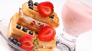 waffle , Delectable visuals, Irresistible delight, Food lover's paradise HD wallpaper
