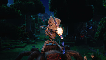 Epic Skeleton Showdown: A Minecraft Movie Adventure, movie, A Minecraft Movie, skeleton HD wallpaper