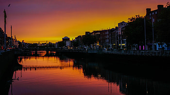 Liffey River, Dublin HD wallpaper