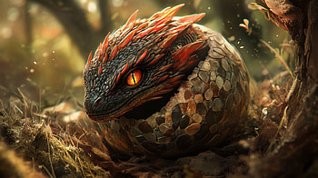 Fantasy Dragon Egg - Stunning, fantasy, dragon, Dragon Egg!, reptile, Artwork HD wallpaper