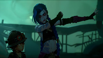 Arcane Season 2: Jinx & Isha - Ultra, TV Show, Arcane, Arcane Season 2, Jinx (League Of Legends), Isha (League Of Legends) HD wallpaper