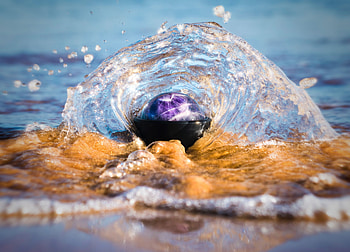 Water, Waves, Shore, Bank, Macro, Spray, Splash HD wallpaper