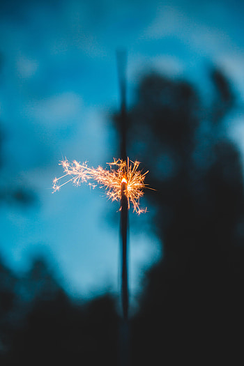 Sparks, Miscellanea, Miscellaneous, Focus, Sparkler HD phone wallpaper