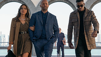 Aubrey Plaza Jason Statham Operation Fortune Ruse de Guerre HD wallpaper