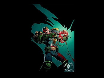 Judge Dredd vs Aliens, aliens, fantasy, comic, judge, dredd HD wallpaper