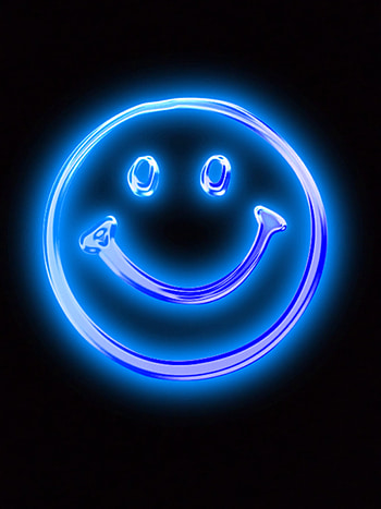 Smileys, art, neon HD phone wallpaper
