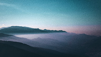 Foggy Mountains HD wallpaper