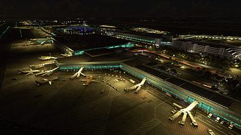 Singapore Changi Airport, Microsoft Flight Simulator, Cloudsurf Asia, Digital release HD wallpaper