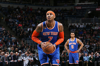 New York Knicks, Carmelo Anthony, Basketball background HD wallpaper