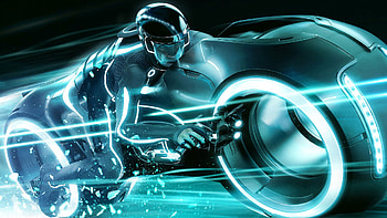 Tron Movie, Biker Aesthetics, Science Fiction, Neon Lights HD wallpaper