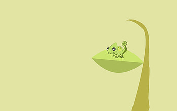 Vector, Sheet, Leaf, Branch, Reptile HD wallpaper