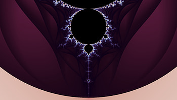 The Mandelbrot set with bridges, fractal HD wallpaper