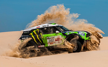 MINI X-Raid All4 Racing Countryman, Dakar Rally HD wallpaper
