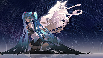 Hatsune Miku : Celestial Symphony in Motion, Hatsune Miku HD wallpaper