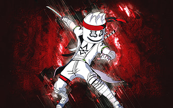Fortnite MARSHINOBI Skin, Fortnite, main characters, red stone background, MARSHINOBI, Fortnite skins, MARSHINOBI Skin, MARSHINOBI Fortnite, Fortnite characters HD wallpaper