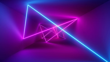 Abstract Synthwave, 3d, synthwave, abstract, abstract 3d, colorful HD wallpaper