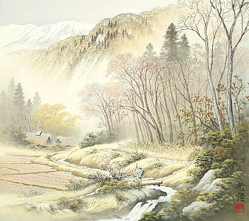 Koukei Kojima, nature, art, drawing HD wallpaper